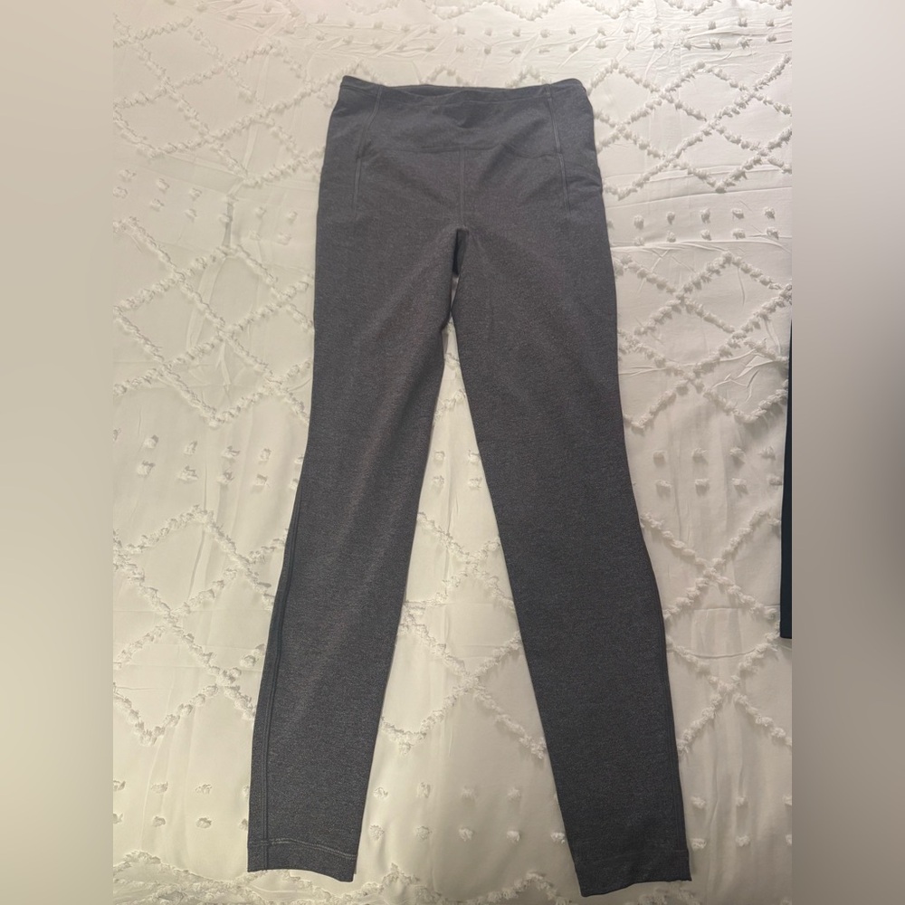 Lululemon Gray High-Waisted Leggings